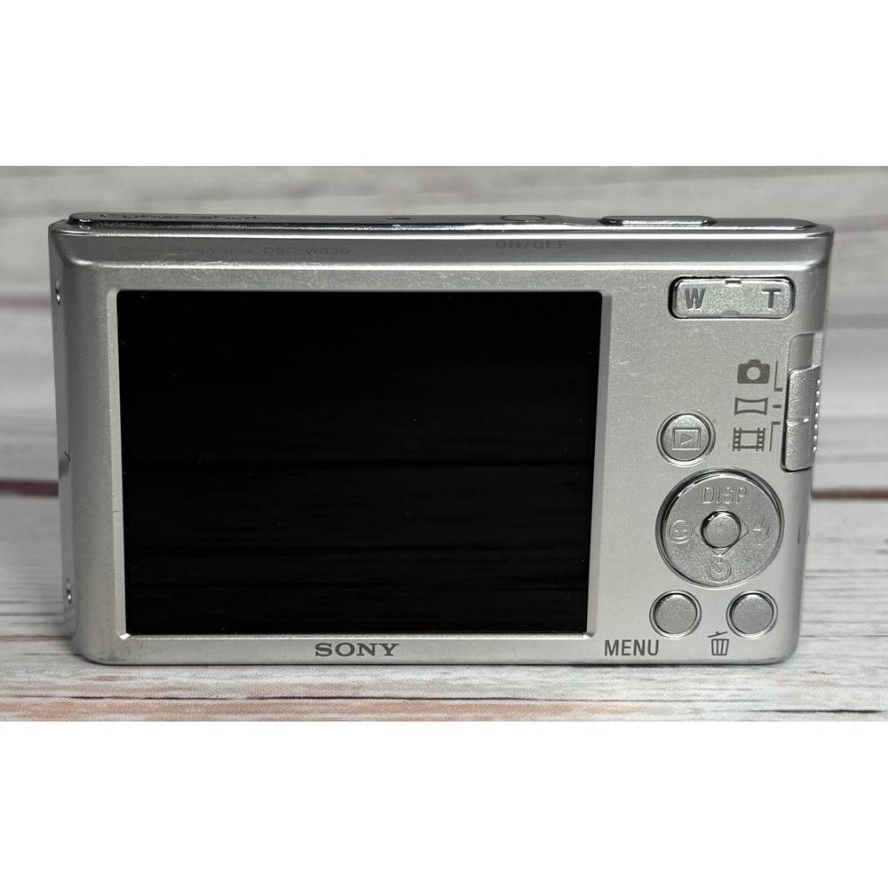 Sony Cyber-shot DSC-W830 Silver Digital Camera 20.1MP 8x Optical Zoom ZEISS Lens - Picture 7 of 11